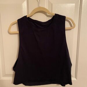lululemon athletica Dark Blue Crop Top